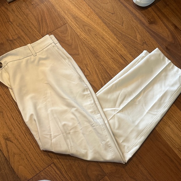 Zara off white pants (size XL) cropped - Picture 1 of 4